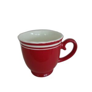 Pioneer Woman Ainsley Red Coffee Single Mug New with Tags Stoneware